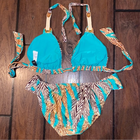 ViX Paula Hermanny Lotus Bikini Swim Suit Set - Picture 7 of 12